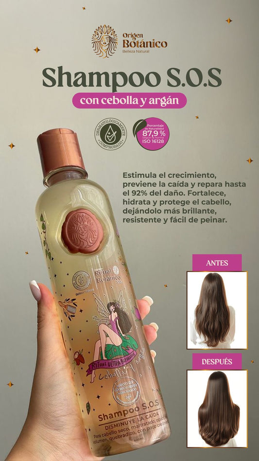 Shampoo Ritual con cebolla 450ml