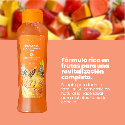 Shampoo cóctel de frutas